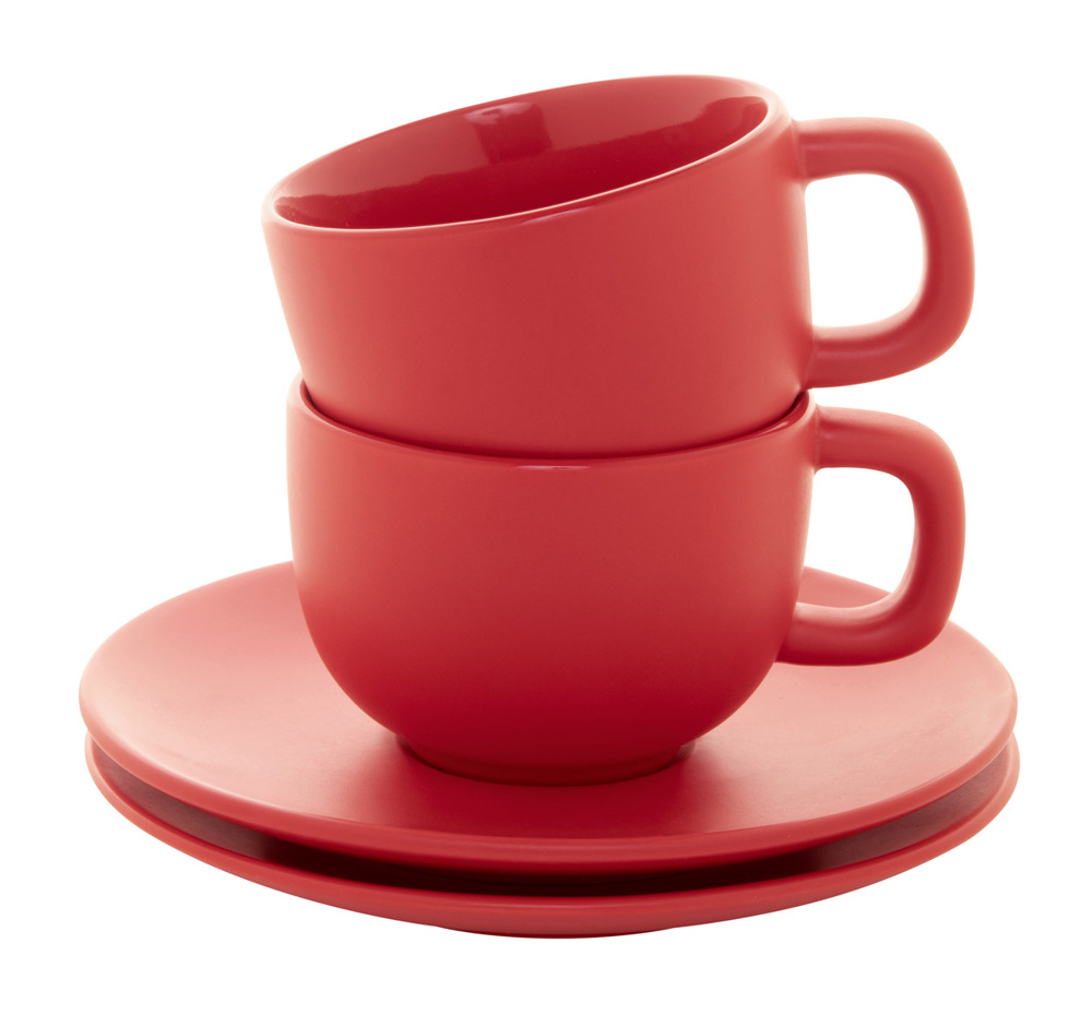 Caturra Plus - Cappuccino kopset - rood