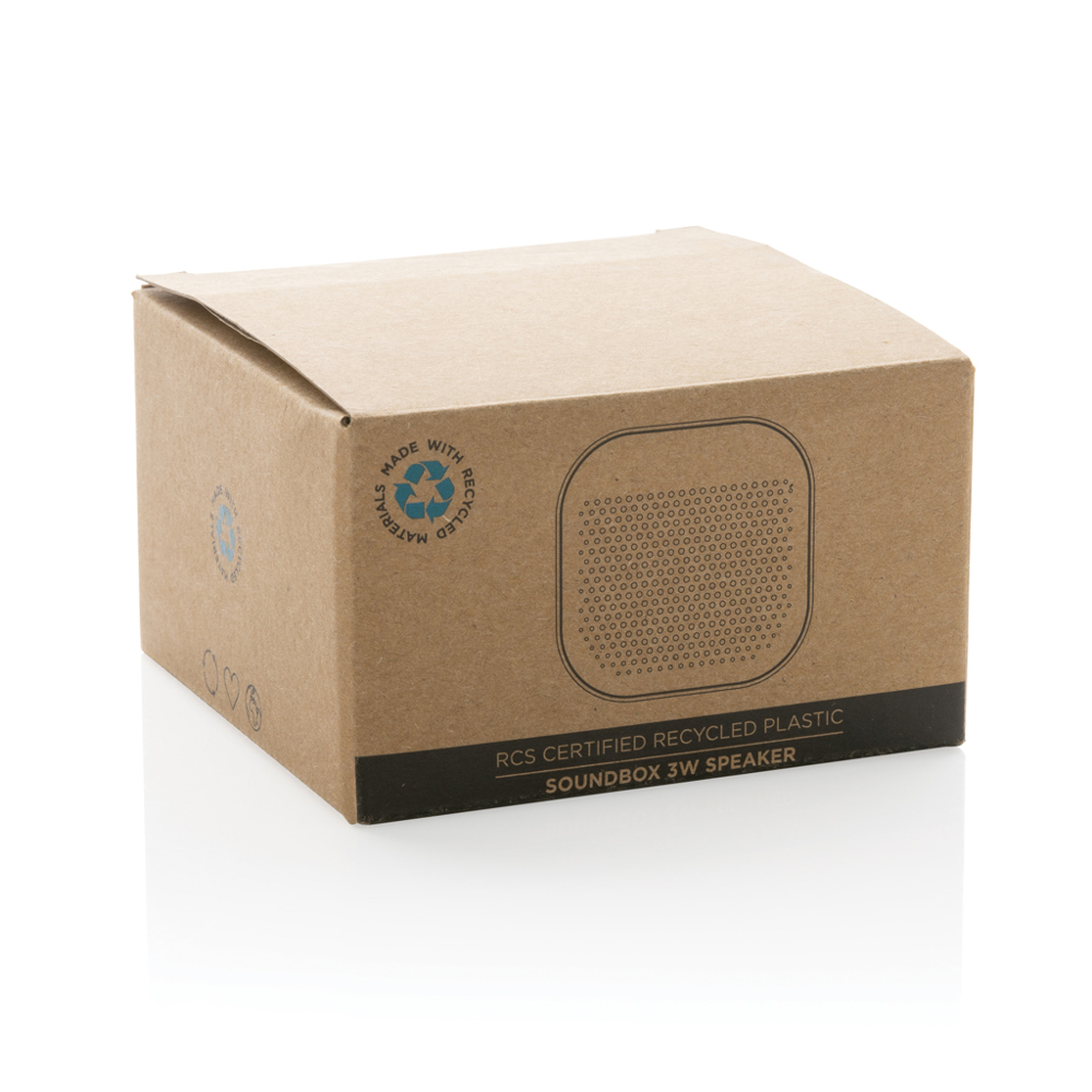 RCS gerecycled plastic Soundbox 3W speaker